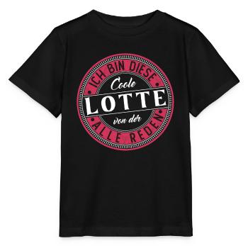 Lotte Geschenkidee Geschenk Geburtstag - Stanley/Stella Kinder T-Shirt MINI CREATOR  - Schwarz - Vorne - Mikhail (115cm)