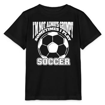 Fußballmannschaft Fußballspieler Fußballdesign - Stanley/Stella Kinder T-Shirt MINI CREATOR  - Schwarz - Vorne - Mikhail (115cm)