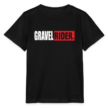 Gravel Rider - Stanley/Stella MINI CREATOR Kids’ T-Shirt - black - Front - Mikhail (115cm)