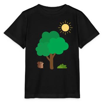 Amoureux de la nature - T-shirt bio MINI CREATOR Stanley/Stella Enfant - noir - Devant - Mikhail (115cm)