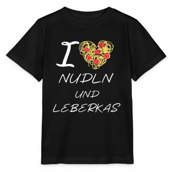 Noodles - Leberkas - Stanley/Stella MINI CREATOR Kids’ T-Shirt - black - Front - Mikhail (115cm)