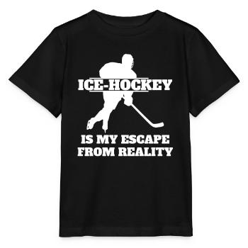 Eishockeyspieler Hockeyfan Eishockey Eishockeyteam - Stanley/Stella Kinder T-Shirt MINI CREATOR  - Schwarz - Vorne - Mikhail (115cm)
