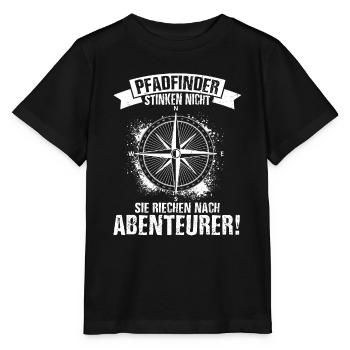 Pfadfinder Stinken Nicht Sie Riechen Nach Abenteue - Stanley/Stella Kinder T-Shirt MINI CREATOR  - Schwarz - Vorne - Mikhail (115cm)