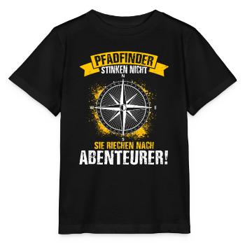 Pfadfinder Stinken Nicht Sie Riechen Nach Abenteue - Stanley/Stella Kinder T-Shirt MINI CREATOR  - Schwarz - Vorne - Mikhail (115cm)