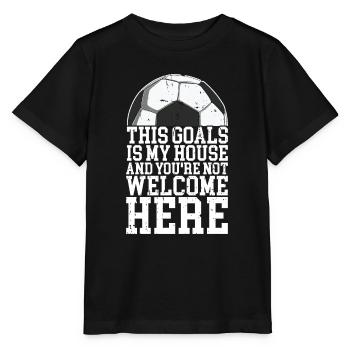 Gardien de but de football du gardien de but de football - T-shirt bio MINI CREATOR Stanley/Stella Enfant - noir - Devant - Mikhail (115cm)