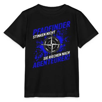 Pfadfinder Stinken Nicht Sie Riechen Nach Abenteue - Stanley/Stella Kinder T-Shirt MINI CREATOR  - Schwarz - Vorne - Mikhail (115cm)