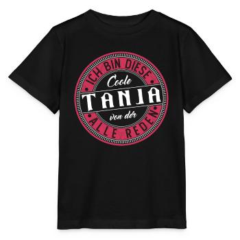 Tanja Geschenkidee Geschenk Geburtstag - Stanley/Stella Kinder T-Shirt MINI CREATOR  - Schwarz - Vorne - Mikhail (115cm)