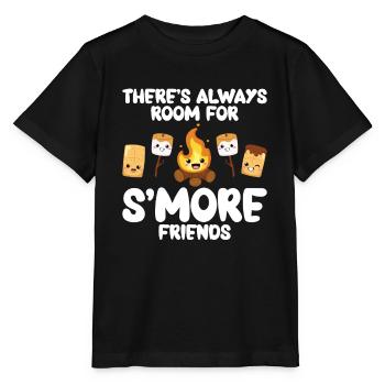 Marshmallow S'more - Stanley/Stella Kinder T-Shirt MINI CREATOR  - Schwarz - Vorne - Mikhail (115cm)