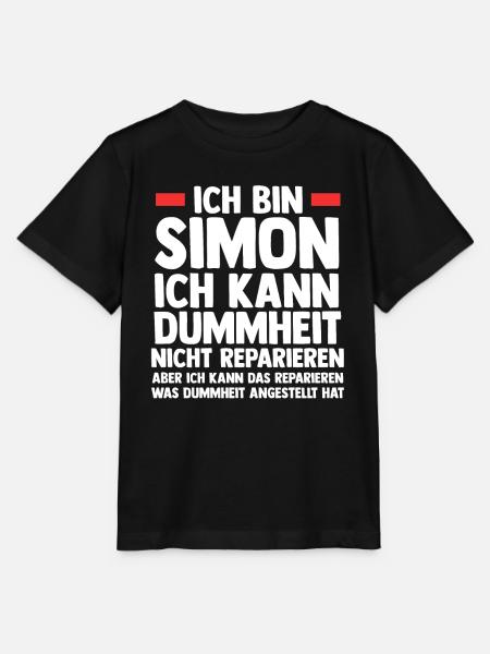 Simon - Stanley/Stella Kinder T-Shirt MINI CREATOR - Schwarz