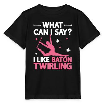 Tambourstab swirling - Stanley/Stella MINI CREATOR Kids’ T-Shirt - black - Front - Mikhail (115cm)