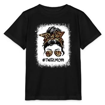 Tambourstab swirling - Stanley/Stella MINI CREATOR Kids’ T-Shirt - black - Front - Mikhail (115cm)