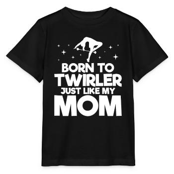 Tambourstab swirling - Stanley/Stella MINI CREATOR Kids’ T-Shirt - black - Front - Mikhail (115cm)