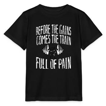 Trainingstrikot - der perfekte Begleiter für jede - Stanley/Stella Kinder T-Shirt MINI CREATOR  - Schwarz - Vorne - Mikhail (115cm)