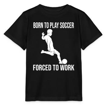Football Design Football Player Football Équipe de football - T-shirt bio MINI CREATOR Stanley/Stella Enfant - noir - Devant - Mikhail (115cm)