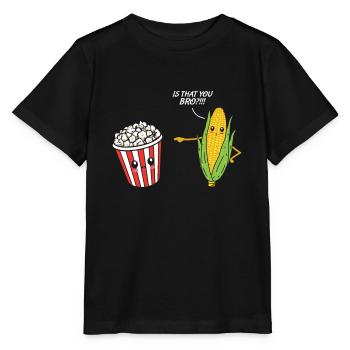 Popcorn - Stanley/Stella MINI CREATOR Kids’ T-Shirt - black - Front - Mikhail (115cm)