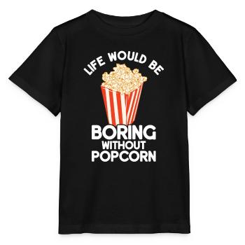 Popcorn - Stanley/Stella MINI CREATOR Kids’ T-Shirt - black - Front - Mikhail (115cm)