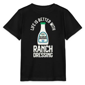 Ranch -Dressing -Ranch -Salatdressing - Stanley/Stella Kinder T-Shirt MINI CREATOR  - Schwarz - Vorne - Mikhail (115cm)
