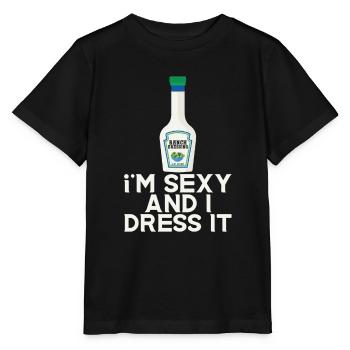 Ranch -Dressing -Ranch -Salatdressing - Stanley/Stella Kinder T-Shirt MINI CREATOR  - Schwarz - Vorne - Mikhail (115cm)