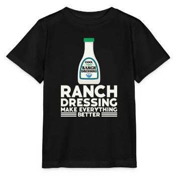 Ranch -Dressing -Ranch -Salatdressing - Stanley/Stella Kinder T-Shirt MINI CREATOR  - Schwarz - Vorne - Mikhail (115cm)