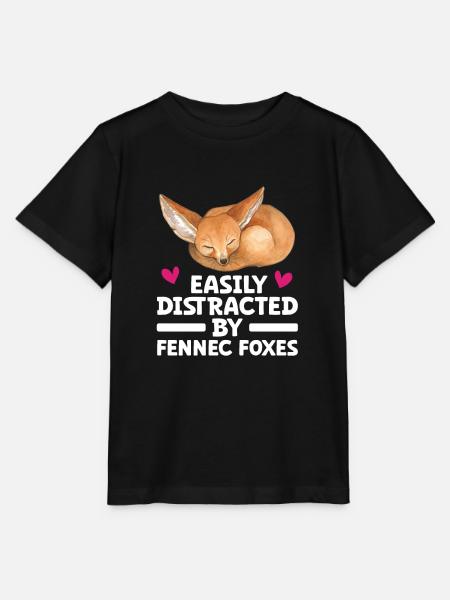Fennec Fox - Stanley/Stella Kinder T-Shirt MINI CREATOR  - Schwarz