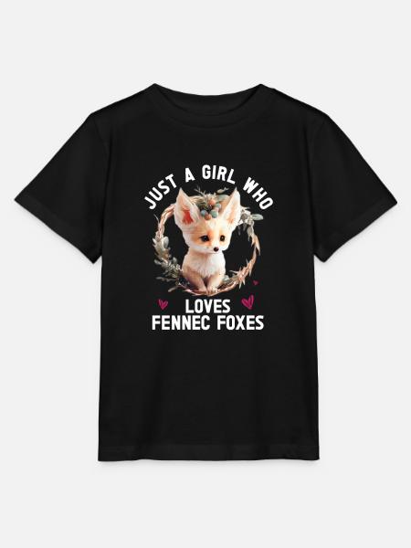 Fennec Fox - Stanley/Stella Kinder T-Shirt MINI CREATOR - Schwarz
