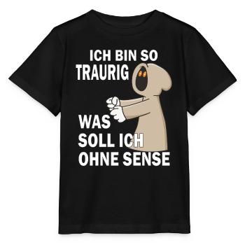 SENSENMANN OHNE SENSE - Stanley/Stella Kinder T-Shirt MINI CREATOR  - Schwarz - Vorne - Mikhail (115cm)