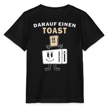 TOASTER DARAUF EINEN TOAST - Stanley/Stella Kinder T-Shirt MINI CREATOR  - Schwarz - Vorne - Mikhail (115cm)