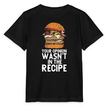 Hamburger - T-shirt bio MINI CREATOR Stanley/Stella Enfant - noir - Devant - Mikhail (115cm)