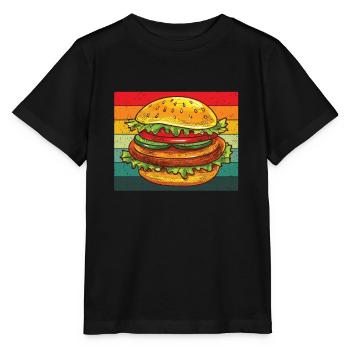 Hamburger - T-shirt bio MINI CREATOR Stanley/Stella Enfant - noir - Devant - Mikhail (115cm)