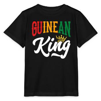 Guinea König Guinea Guinea Guinea Flagge - Stanley/Stella Kinder T-Shirt MINI CREATOR  - Schwarz - Vorne - Mikhail (115cm)