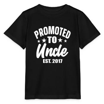 Promu Oncle est 2017 - T-shirt bio MINI CREATOR Stanley/Stella Enfant - noir - Devant - Mikhail (115cm)