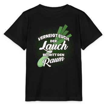 Verneigt Euch Der Lauch Betritt Den Raum - Stanley/Stella Kinder T-Shirt MINI CREATOR  - Schwarz - Vorne - Mikhail (115cm)