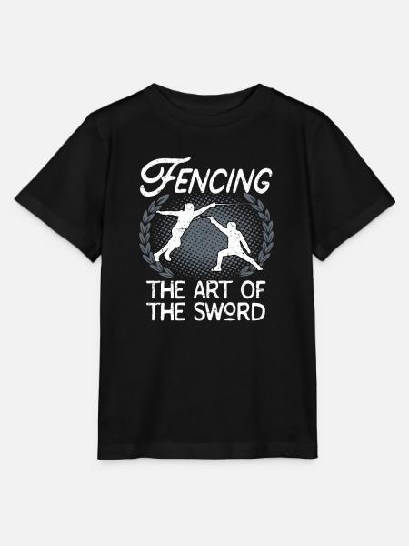 Fechten Schwertkunst Fechtkunst Fechter - Stanley/Stella Kinder T-Shirt MINI CREATOR - Schwarz
