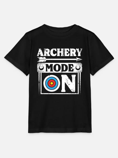 Archery mode on - Stanley/Stella Kinder T-Shirt MINI CREATOR - Schwarz