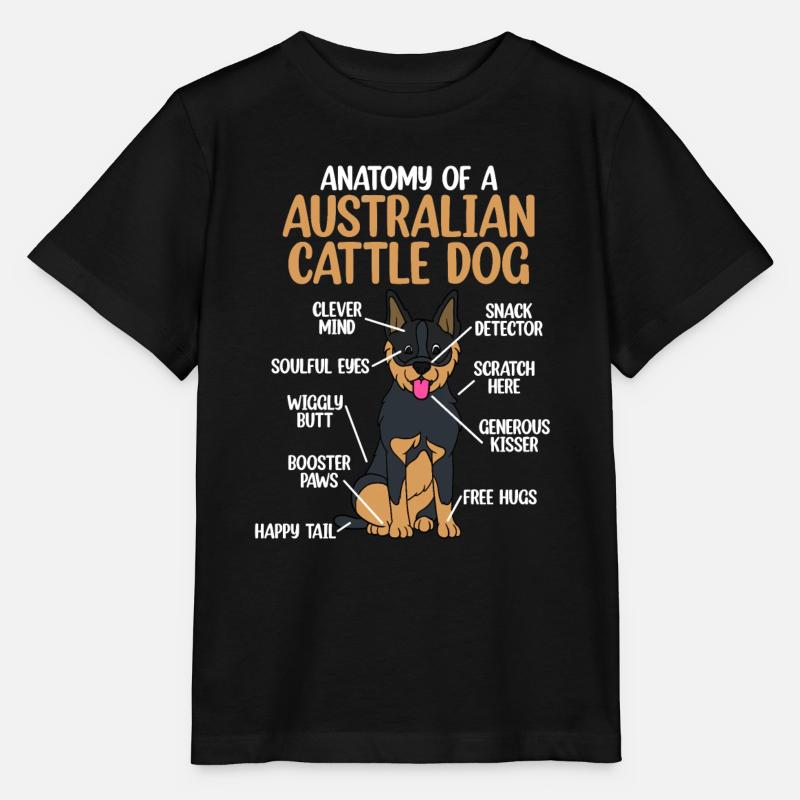 Bouvier australien - T-shirt bio MINI CREATOR Stanley/Stella Enfant - noir