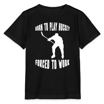 Joueur de hockey sur glace Fan de hockey Équipe de hockey sur glace Hockey sur glace - T-shirt bio MINI CREATOR Stanley/Stella Enfant - noir - Devant - Mikhail (115cm)