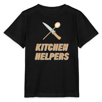 KITCHEN HELPERS - Stanley/Stella MINI CREATOR Kids’ T-Shirt - black - Front - Mikhail (115cm)
