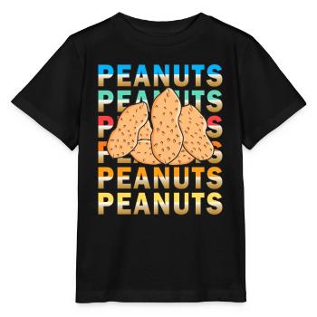 PEANUTS ERDNUESSE - Stanley/Stella Kinder T-Shirt MINI CREATOR  - Schwarz - Vorne - Mikhail (115cm)