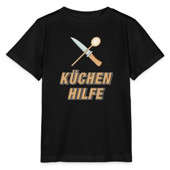 KÜCHEN HILFE - Stanley/Stella Kinder T-Shirt MINI CREATOR  - Schwarz - Vorne - Mikhail (115cm)