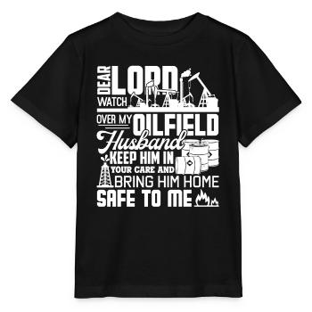 Oilfield Oilfield Prayer - Stanley/Stella MINI CREATOR Kids’ T-Shirt - black - Front - Mikhail (115cm)