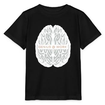 A genius at work as an engineer, as - Stanley/Stella MINI CREATOR Kids’ T-Shirt - black - Front - Mikhail (115cm)