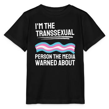 Transsexual Gay Pride LGBTQ Gift Transgender - T-shirt bio MINI CREATOR Stanley/Stella Enfant - noir - Devant - Mikhail (115cm)
