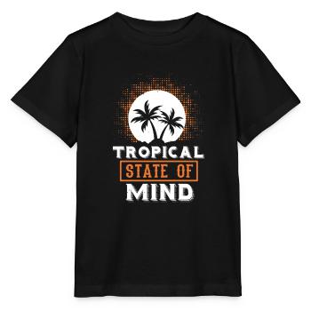 ÉTAT D’ TROPICAL - T-shirt bio MINI CREATOR Stanley/Stella Enfant - noir - Devant - Mikhail (115cm)