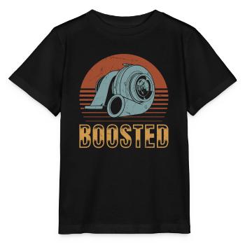 Turbolader Boosted - Turbo & Tuning - Stanley/Stella Kinder T-Shirt MINI CREATOR  - Schwarz - Vorne - Mikhail (115cm)