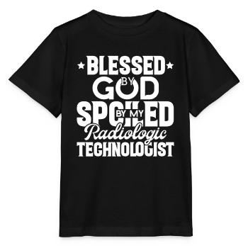 Rad Tech Spoiled By My Rad Tech - Stanley/Stella MINI CREATOR Kids’ T-Shirt - black - Front - Mikhail (115cm)