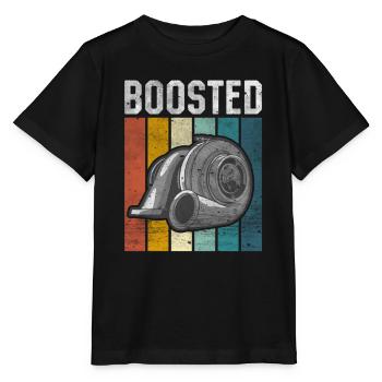 Turbolader Boosted - Turbo & Tuning - Stanley/Stella Kinder T-Shirt MINI CREATOR  - Schwarz - Vorne - Mikhail (115cm)