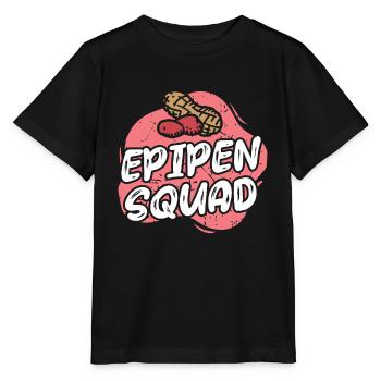 Epipe squad Peanut allergy Peanut allergy sufferers - Stanley/Stella MINI CREATOR Kids’ T-Shirt - black - Front - Mikhail (115cm)