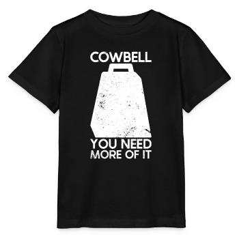Cowbell More Cowbell-Vintager - Stanley/Stella MINI CREATOR Kids’ T-Shirt - black - Front - Mikhail (115cm)