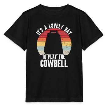 Cowbell More Cowbell-Vintager - Stanley/Stella MINI CREATOR Kids’ T-Shirt - black - Front - Mikhail (115cm)