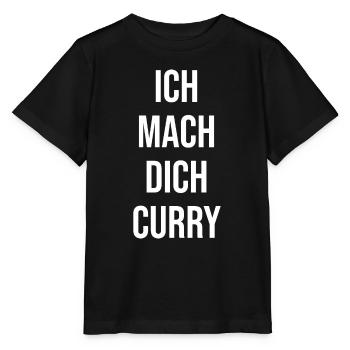 Ich mach dich Curry - Stanley/Stella Kinder T-Shirt MINI CREATOR  - Schwarz - Vorne - Mikhail (115cm)
